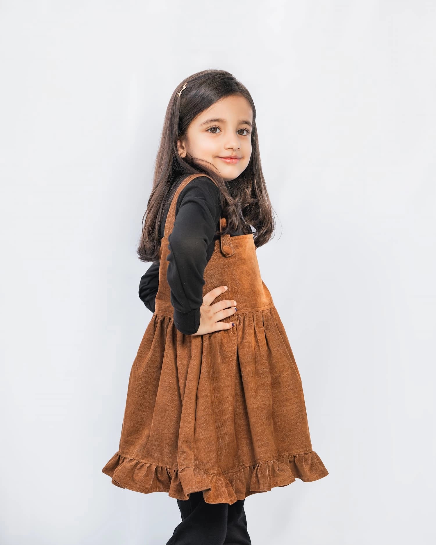 Rusty Cord Pinafore