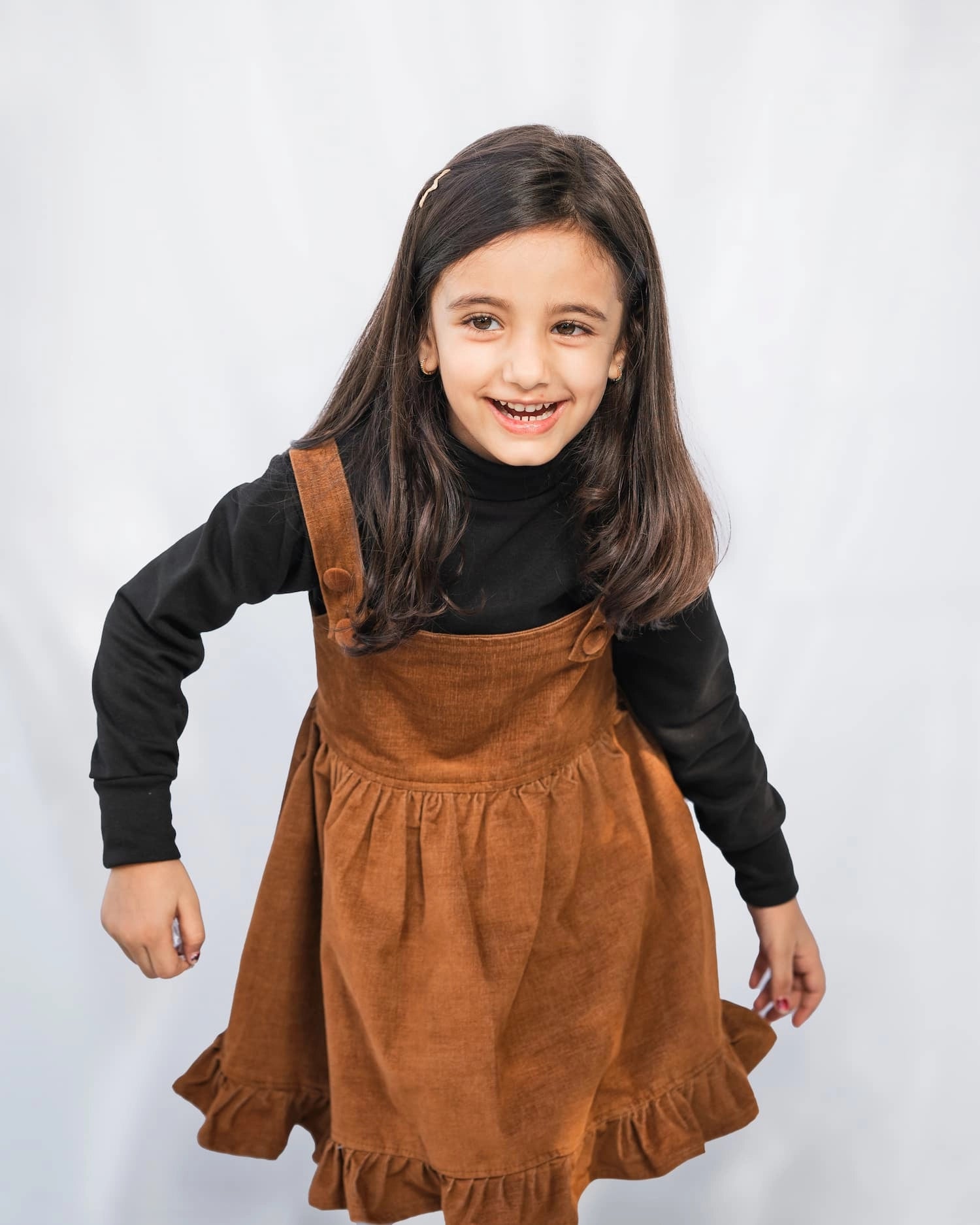 Rusty Cord Pinafore
