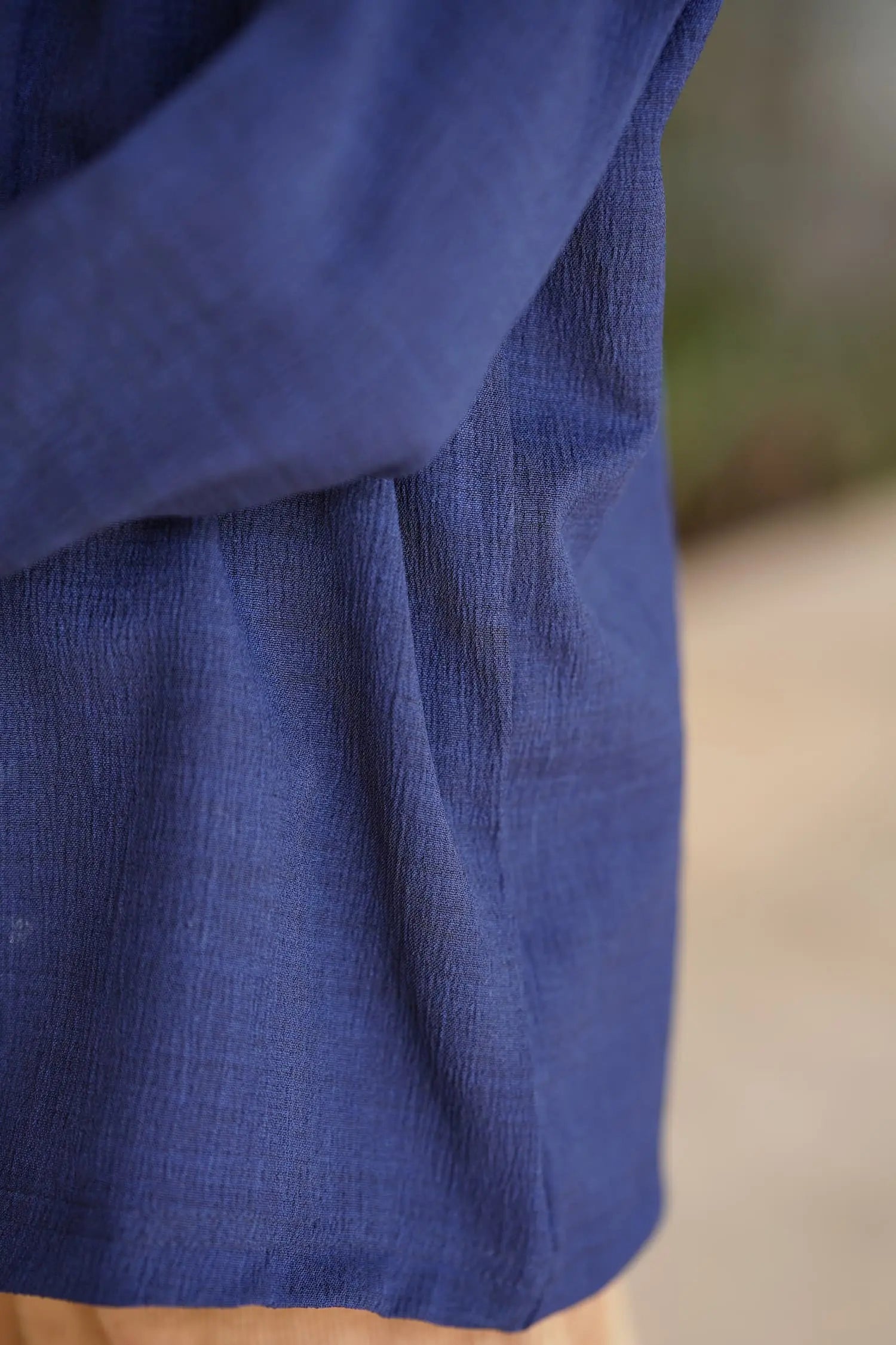Navy Textured Shirt