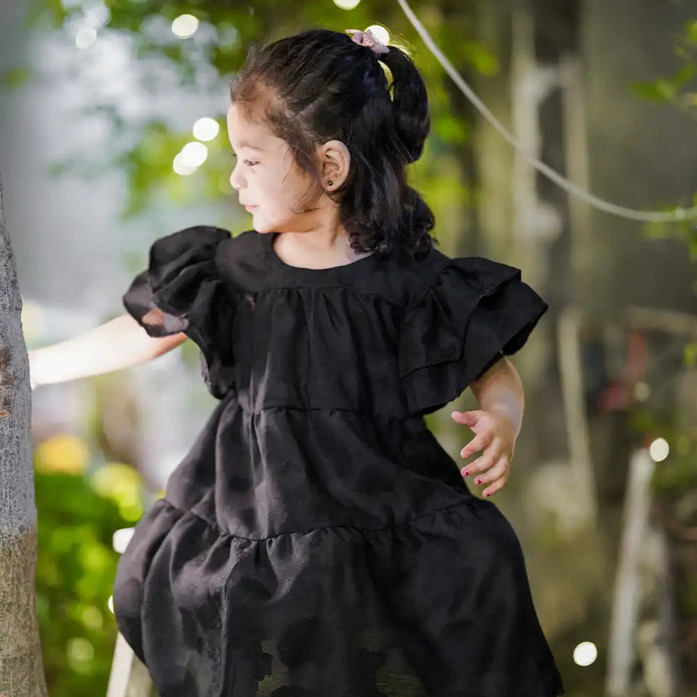 Moonlit Flutter Dress