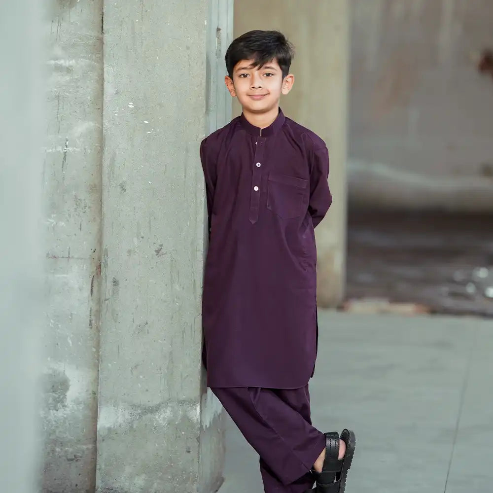 Royal Plum Kurta Trouser
