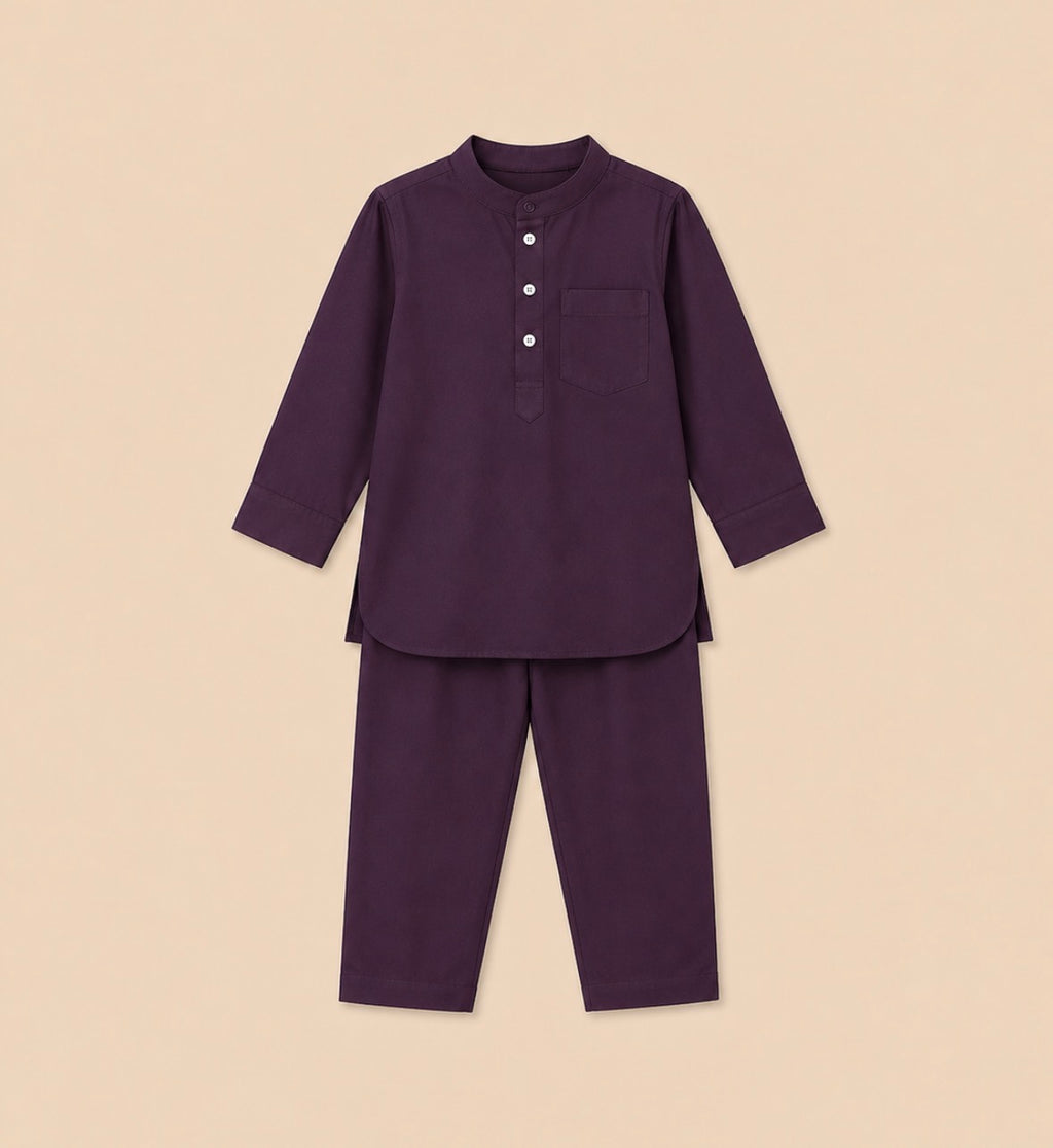 Royal Plum Kurta Trouser