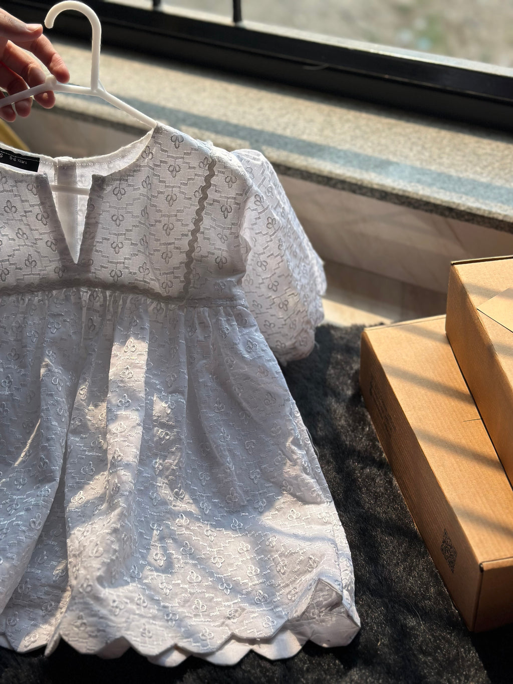 Pearl Chikankaari Top