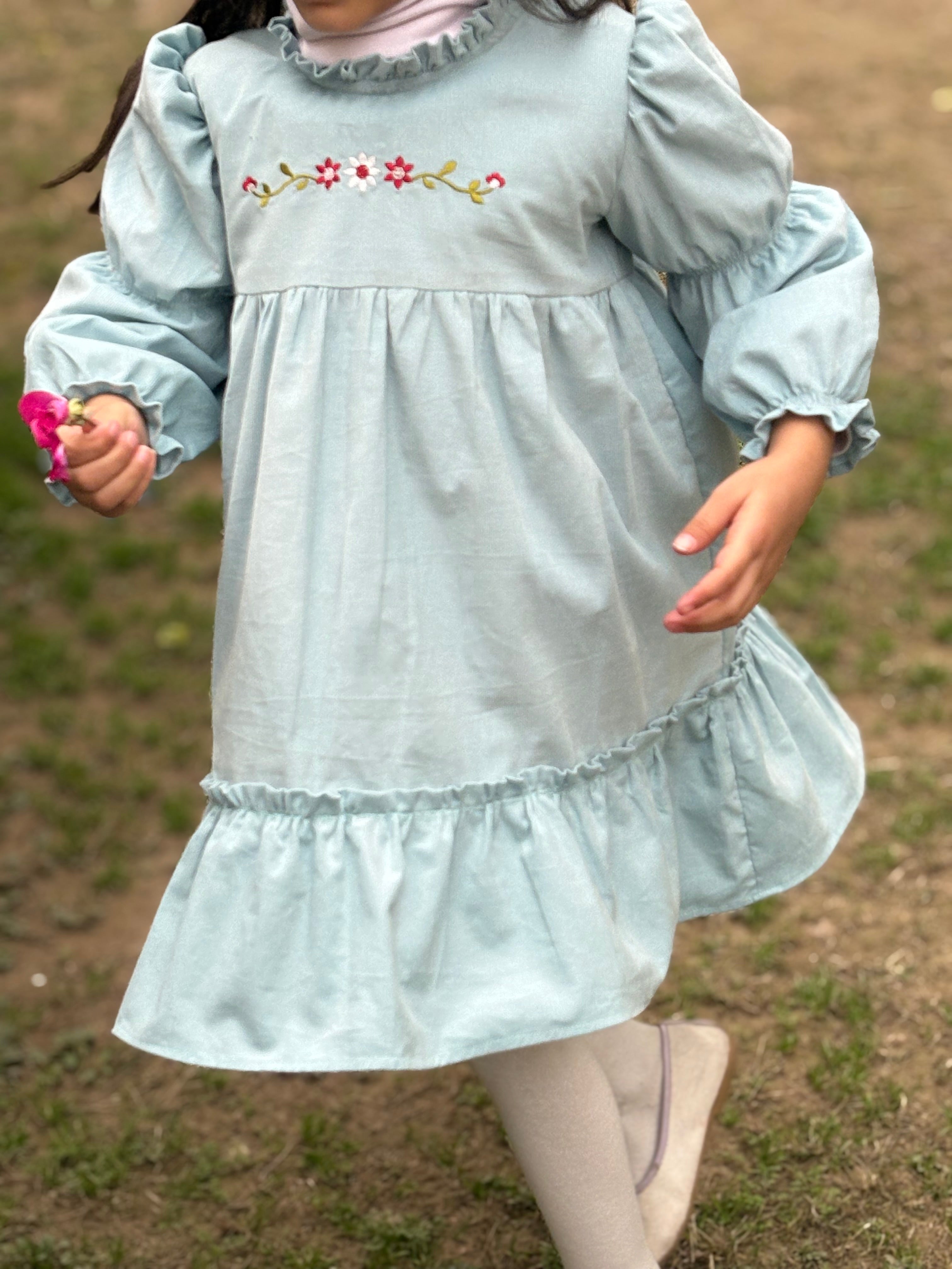 Little Blossom Corduroy Dress