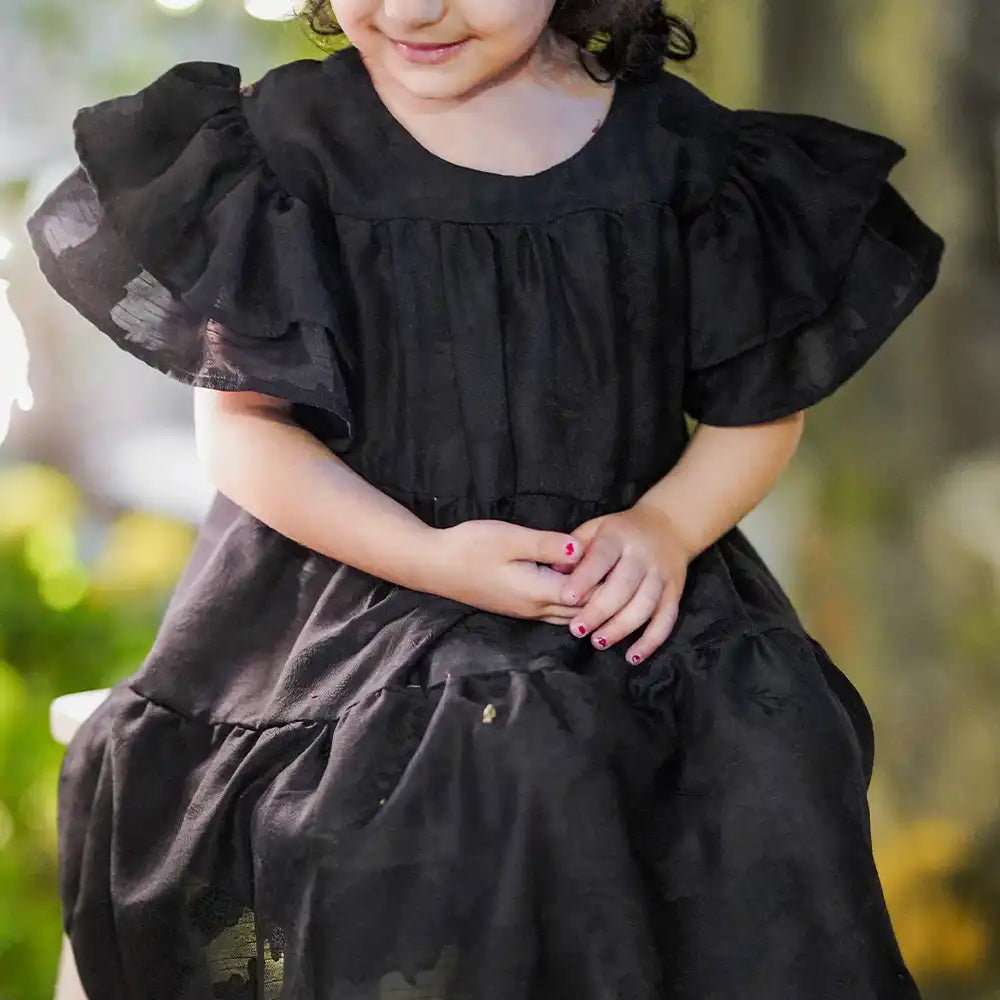 Moonlit Flutter Dress