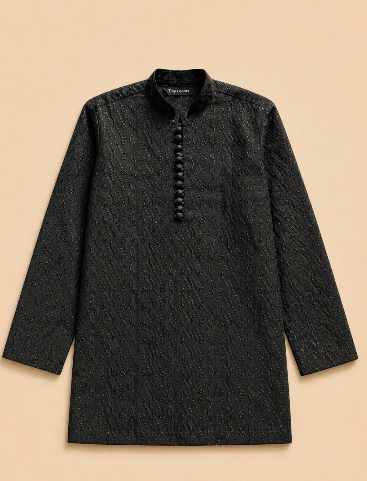 Midnight Chikankari Kurta