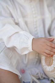 Ivory Button Dress