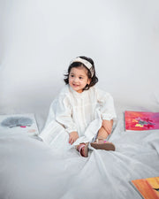 Ivory Button Dress