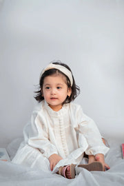 Ivory Button Dress