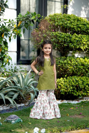 Olive Gharara Set