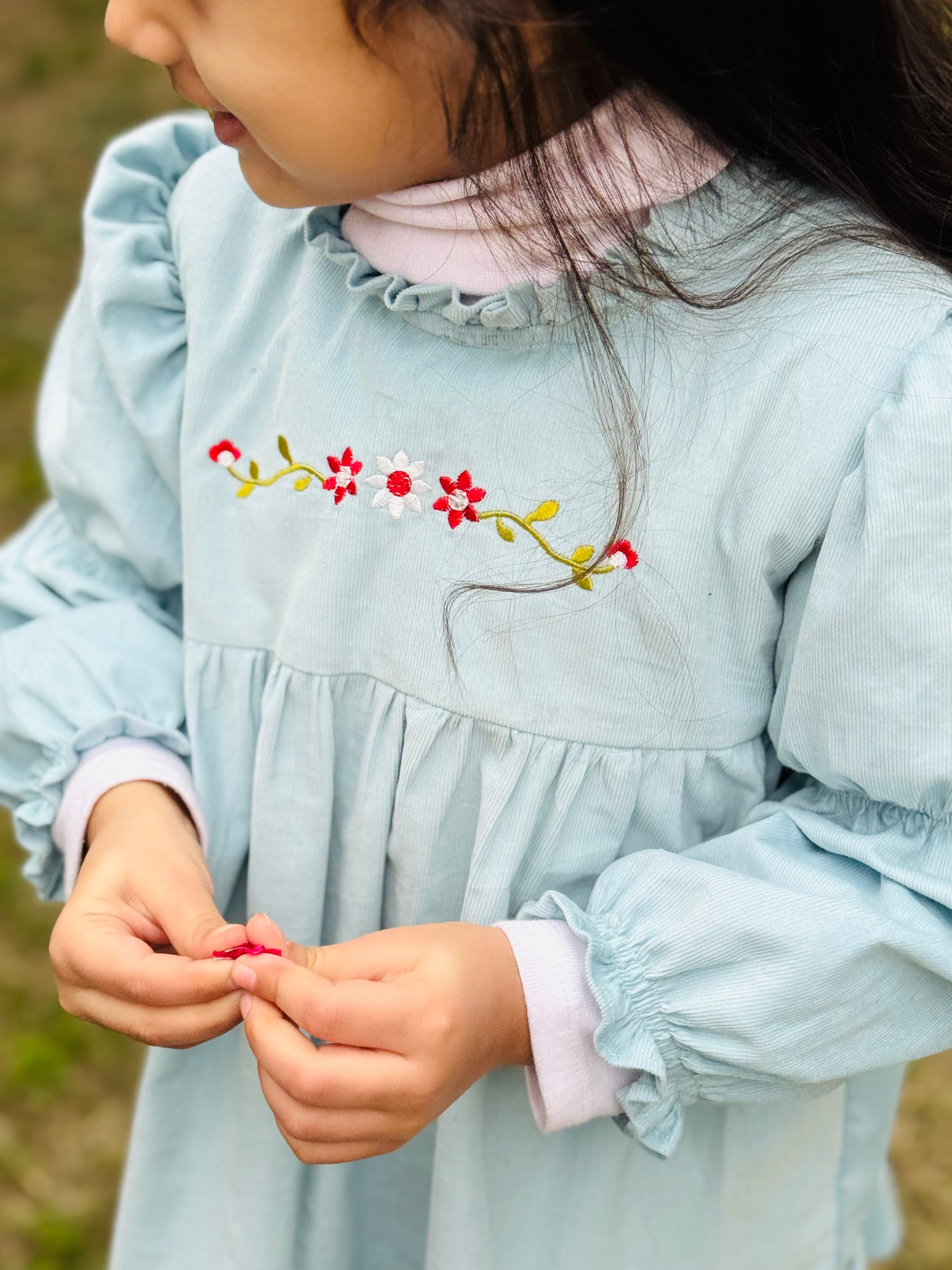 Little Blossom Corduroy Dress