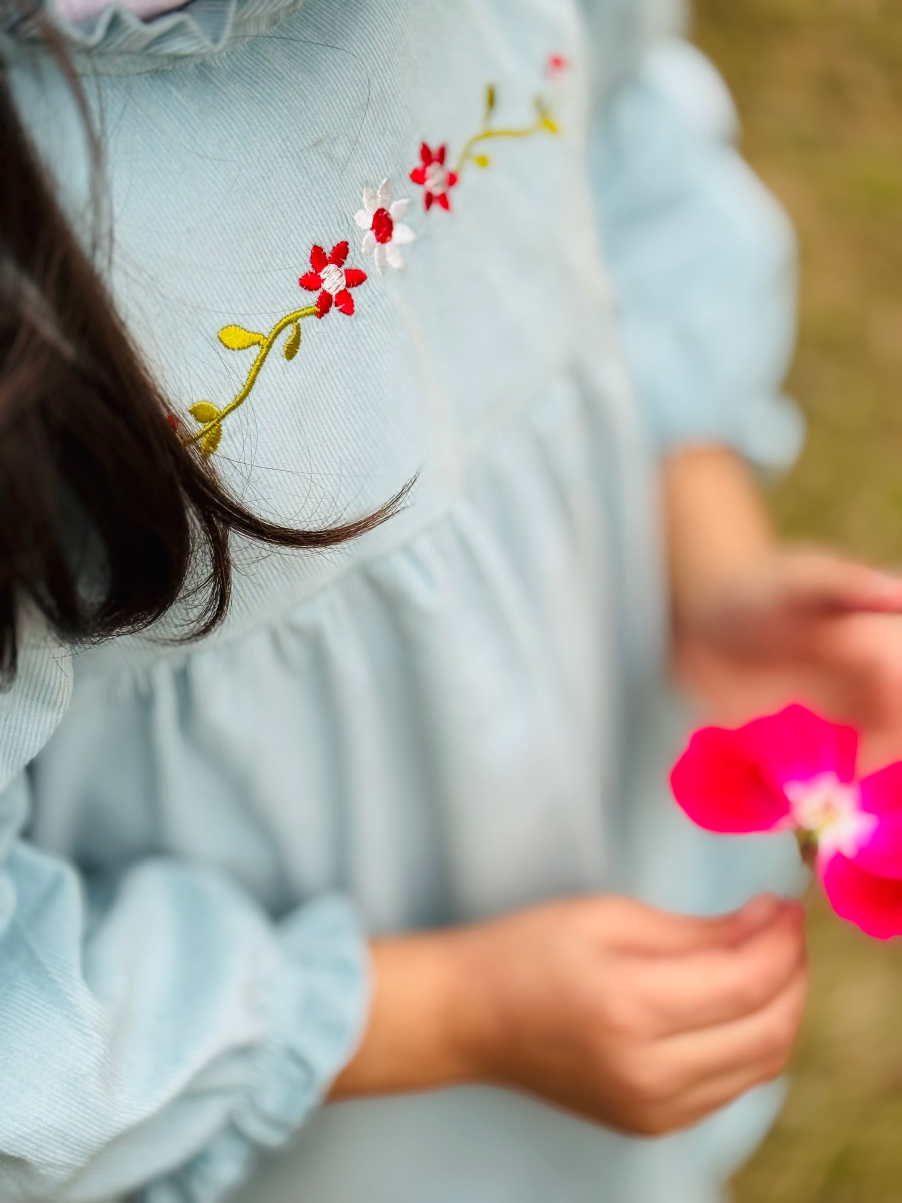 Little Blossom Corduroy Dress