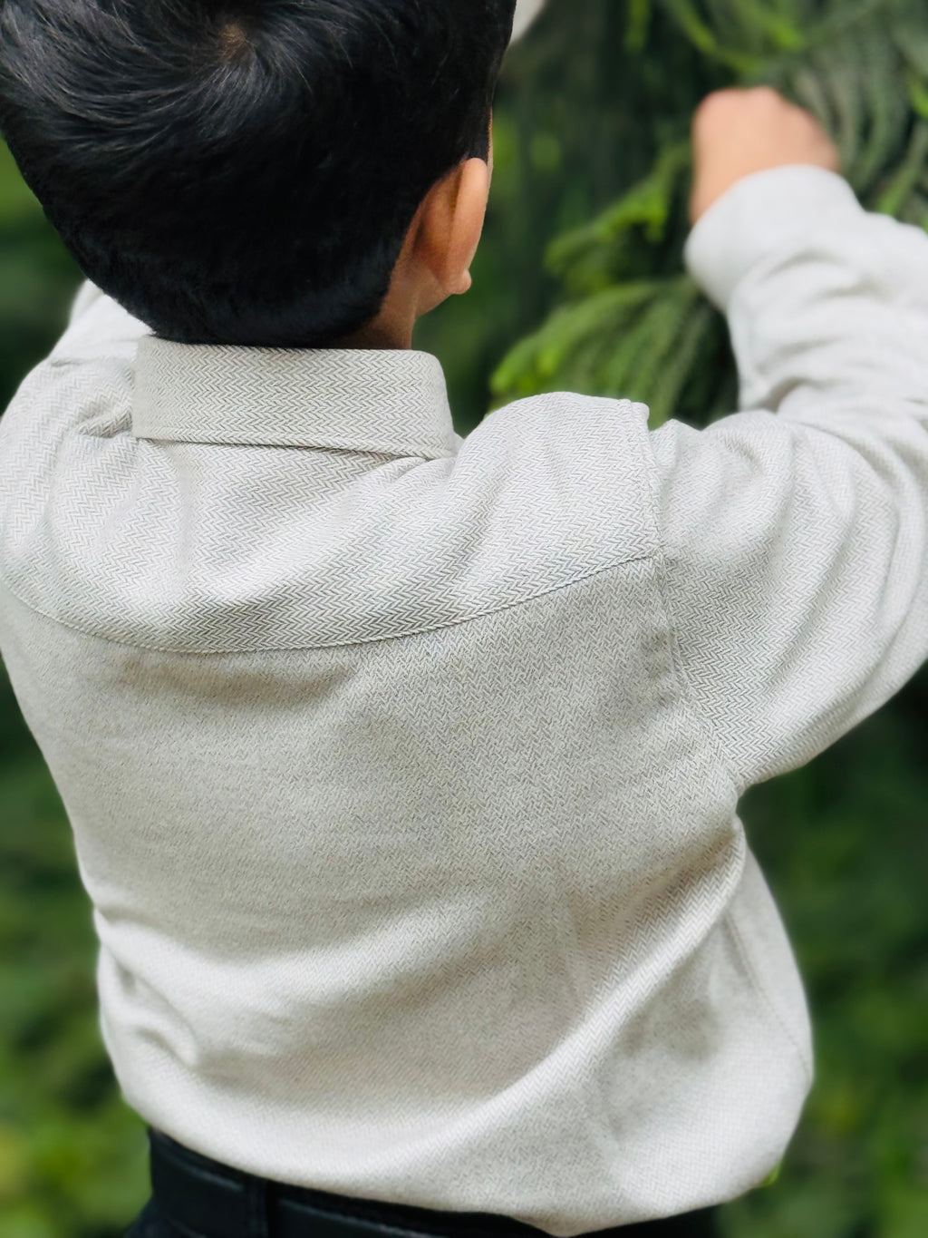 Soft Beige Button-Down