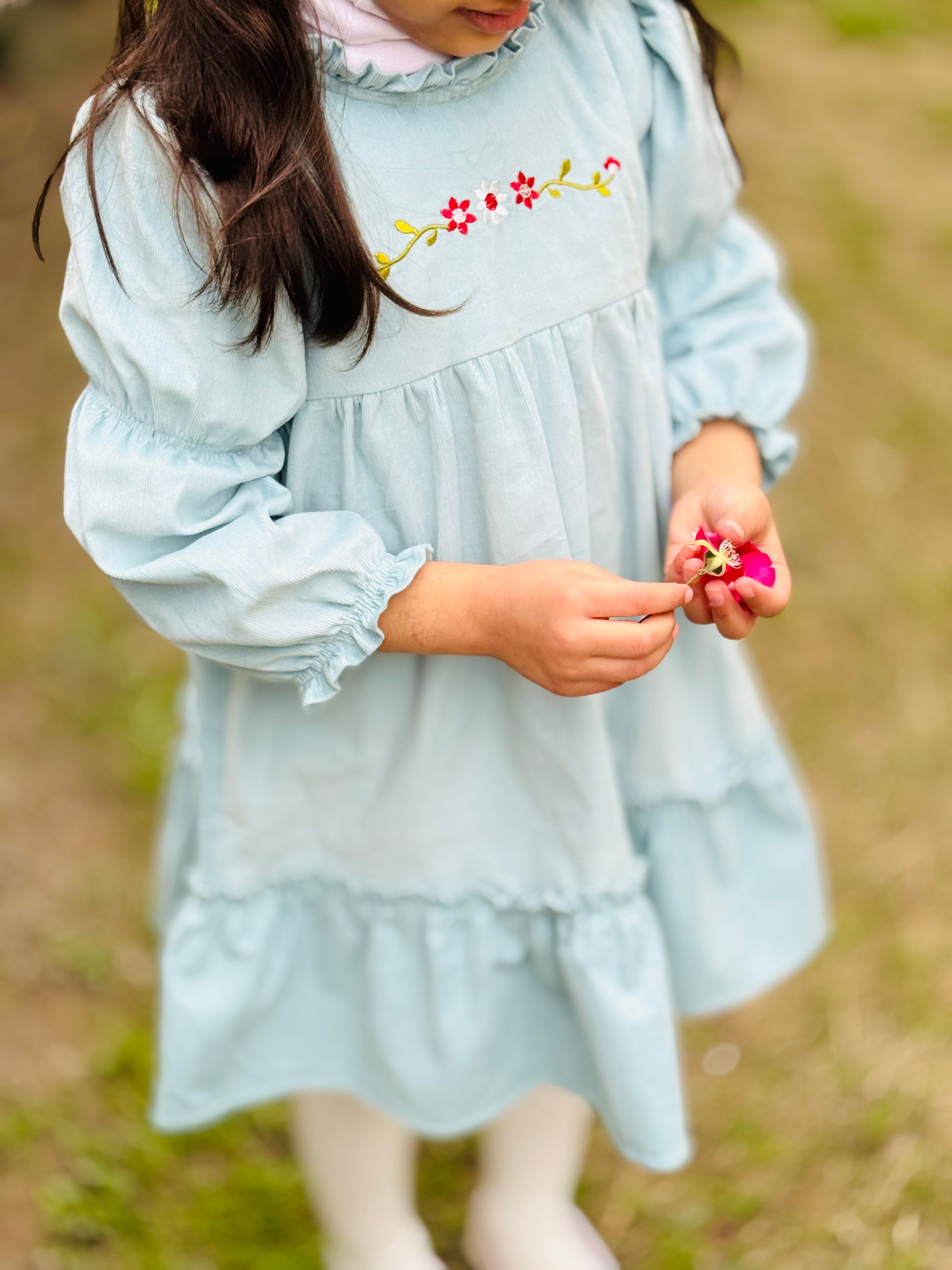 Little Blossom Corduroy Dress
