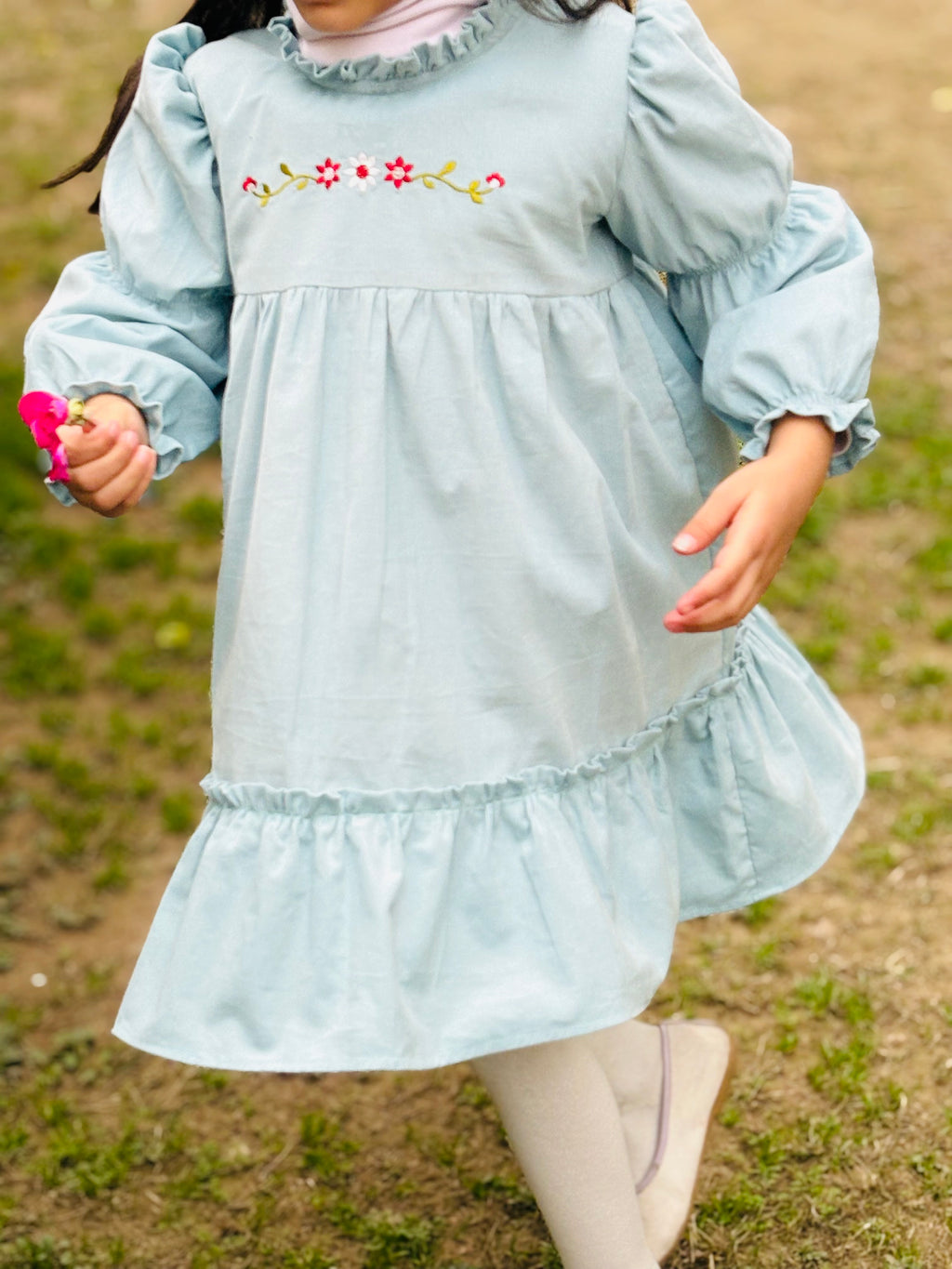 Little Blossom Corduroy Dress