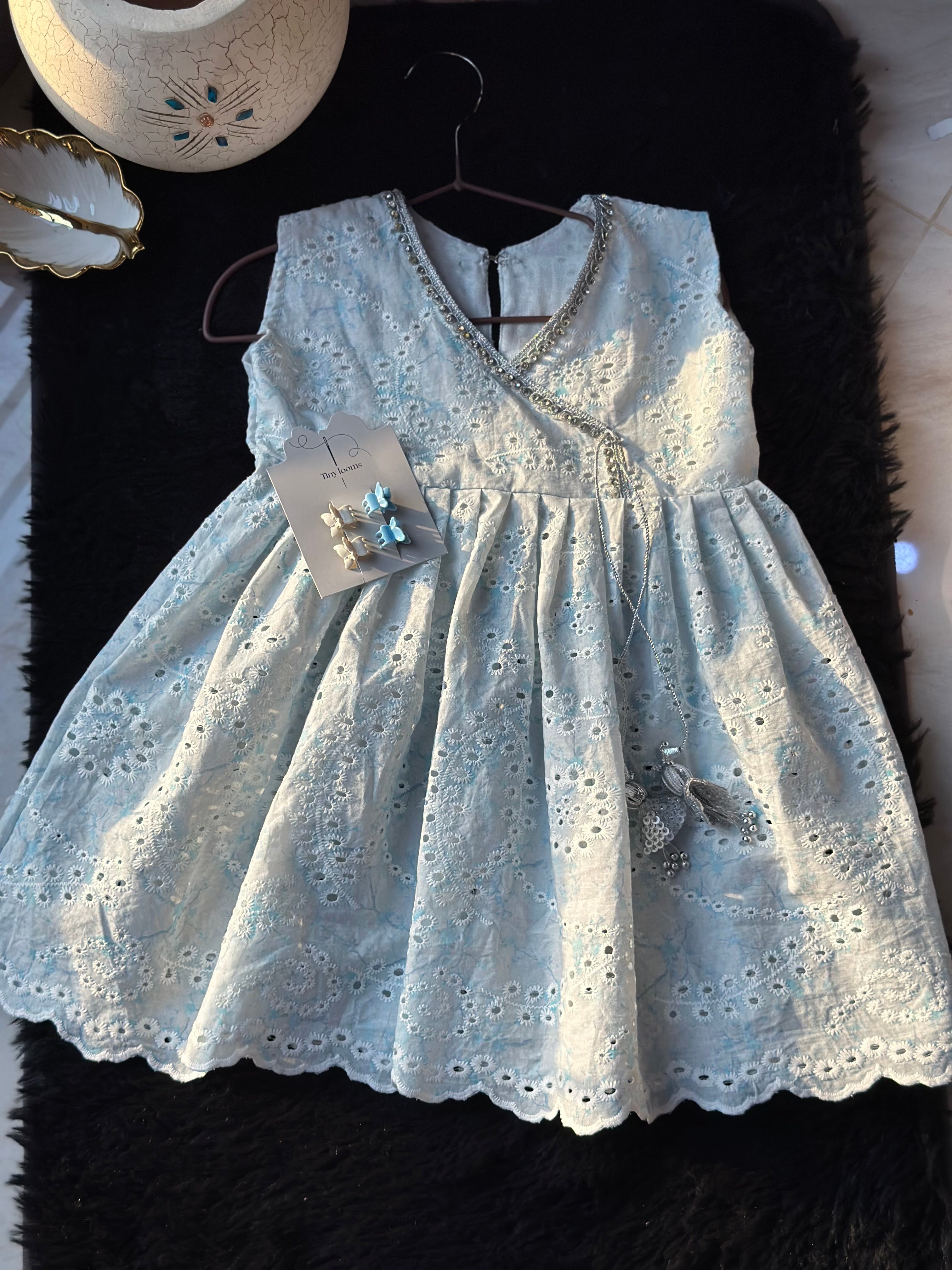Powder Blue Anrakha