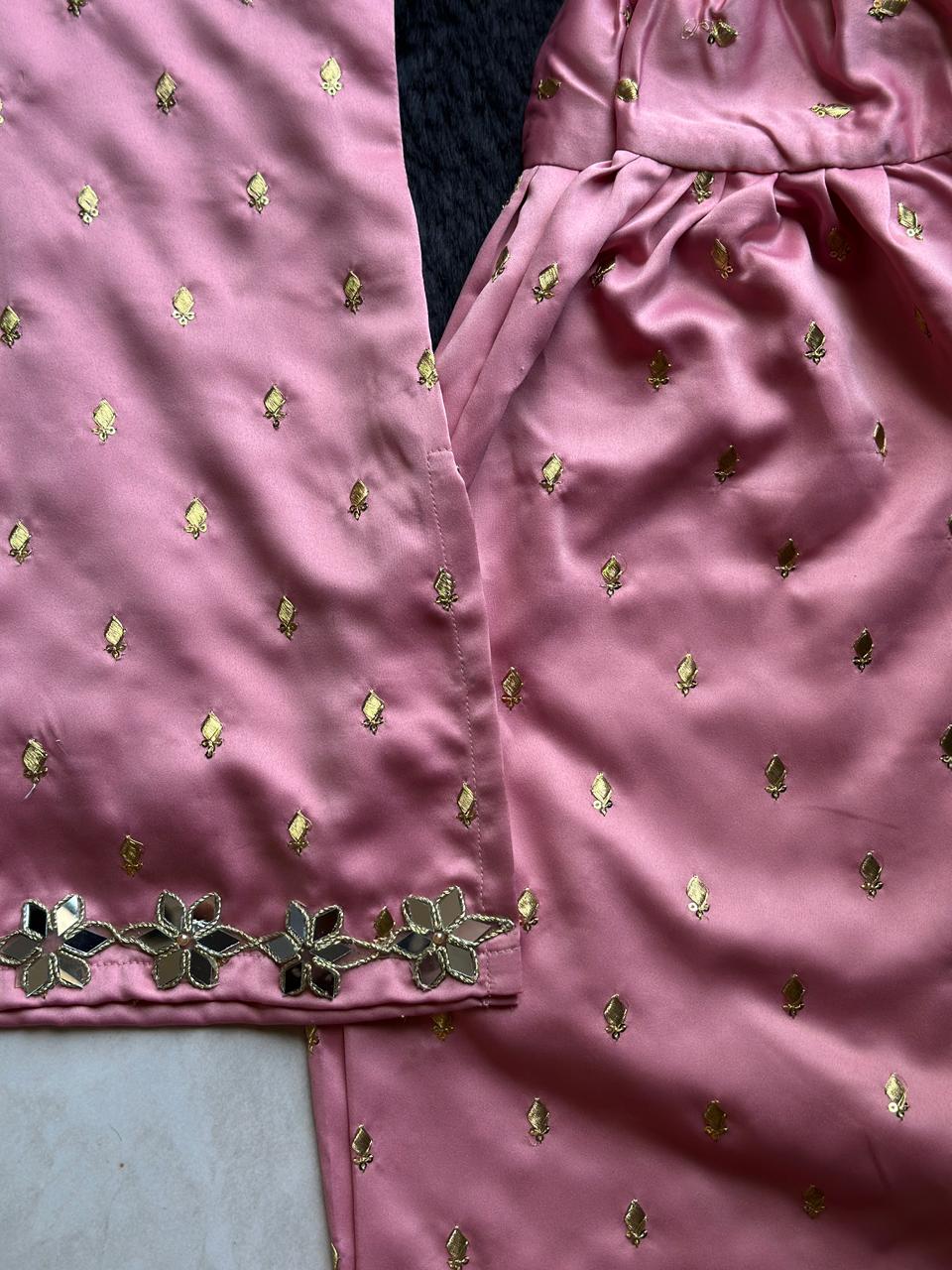 Pink Stardust Dress Set