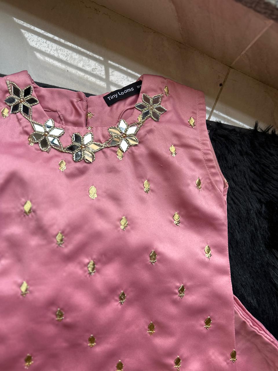 Pink Stardust Dress Set